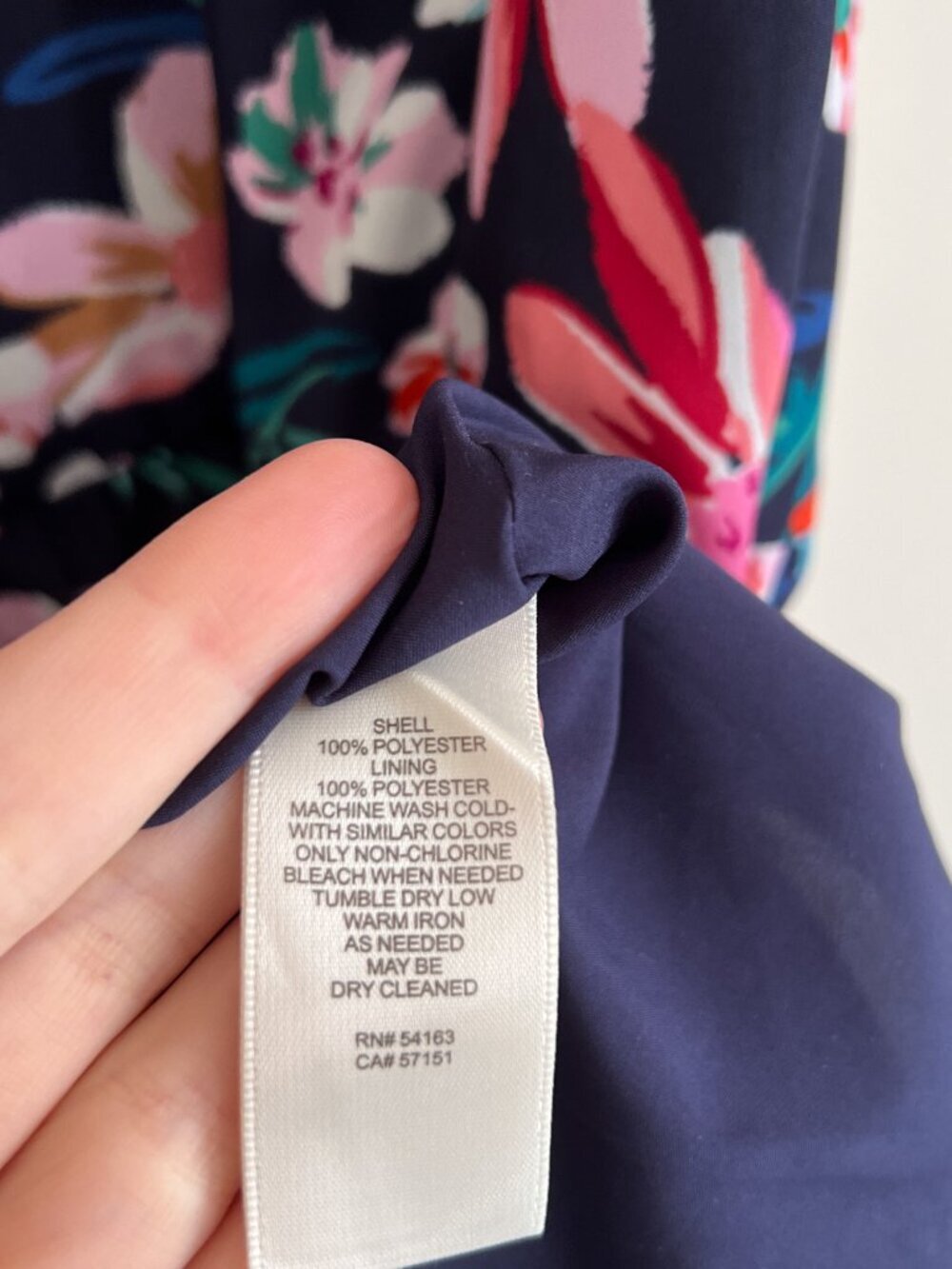 Eliza J Navy Floral Printed Short Sleeve Tie Front Maxi Dress - Picture 5 of 7